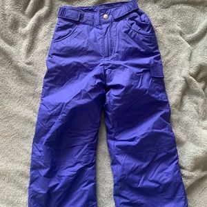 Columbia XS (6/6X) girl purple ski pants